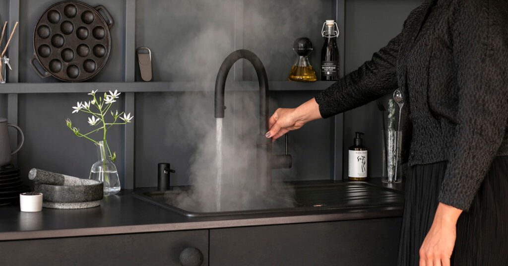 Quooker-Wasserhahn Detailaufnahme