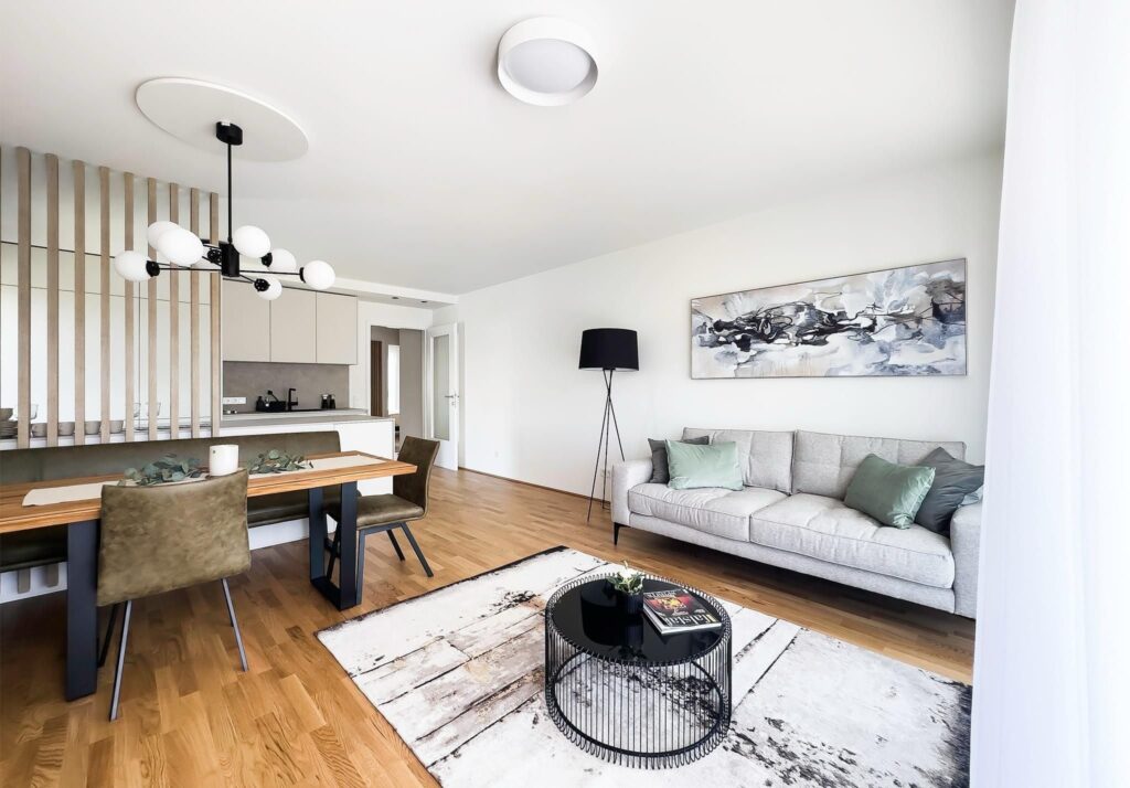 Gesamtlösung Wohn und Essbereich