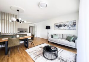 Gesamtlösung Wohn und Essbereich